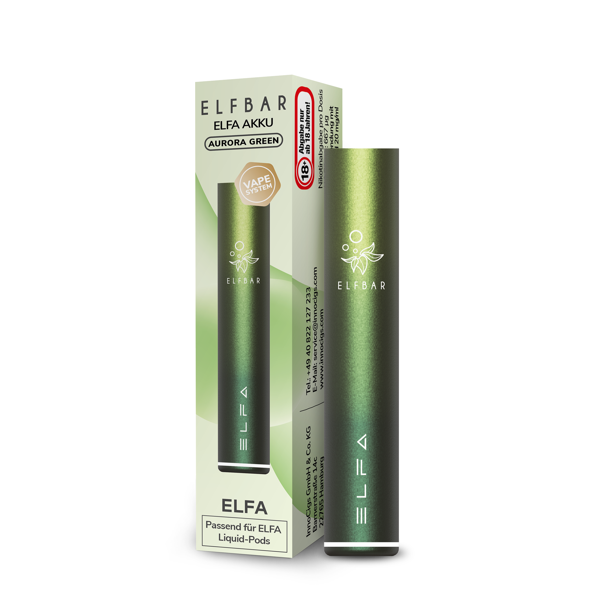 Elfa Akku - Aurora Grün