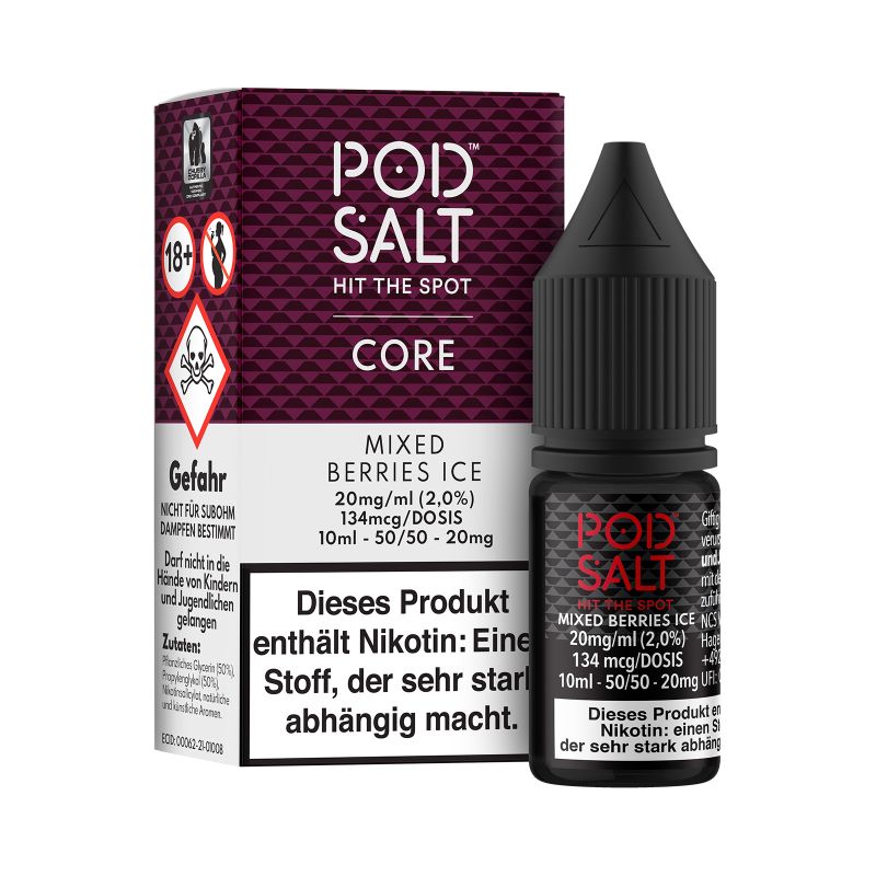 Pod Salt Core - Mixed Berries Ice