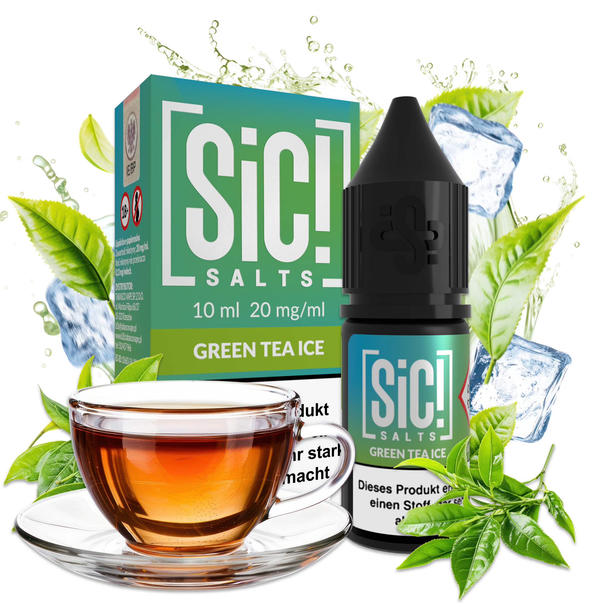 SIC! Salts Liquid - Green Tea Ice