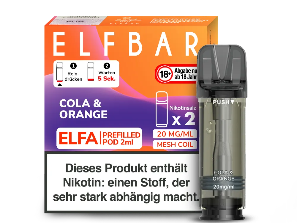 Elfa Pod - Cola & Orange