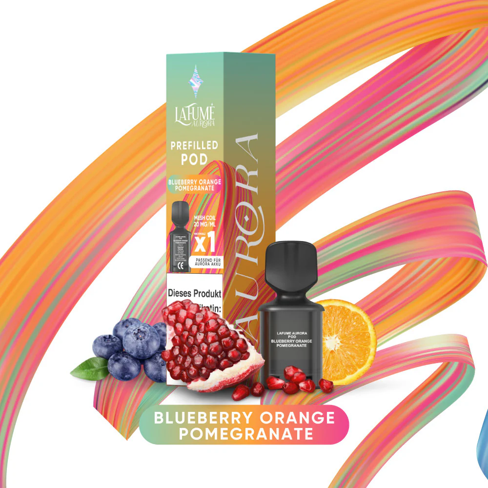 La Fume Aurora Pod - Blueberry Orange Promegrante