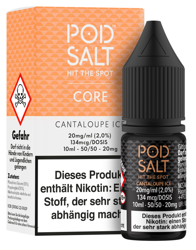 Pod Salt Core - Cantaloupe Ice