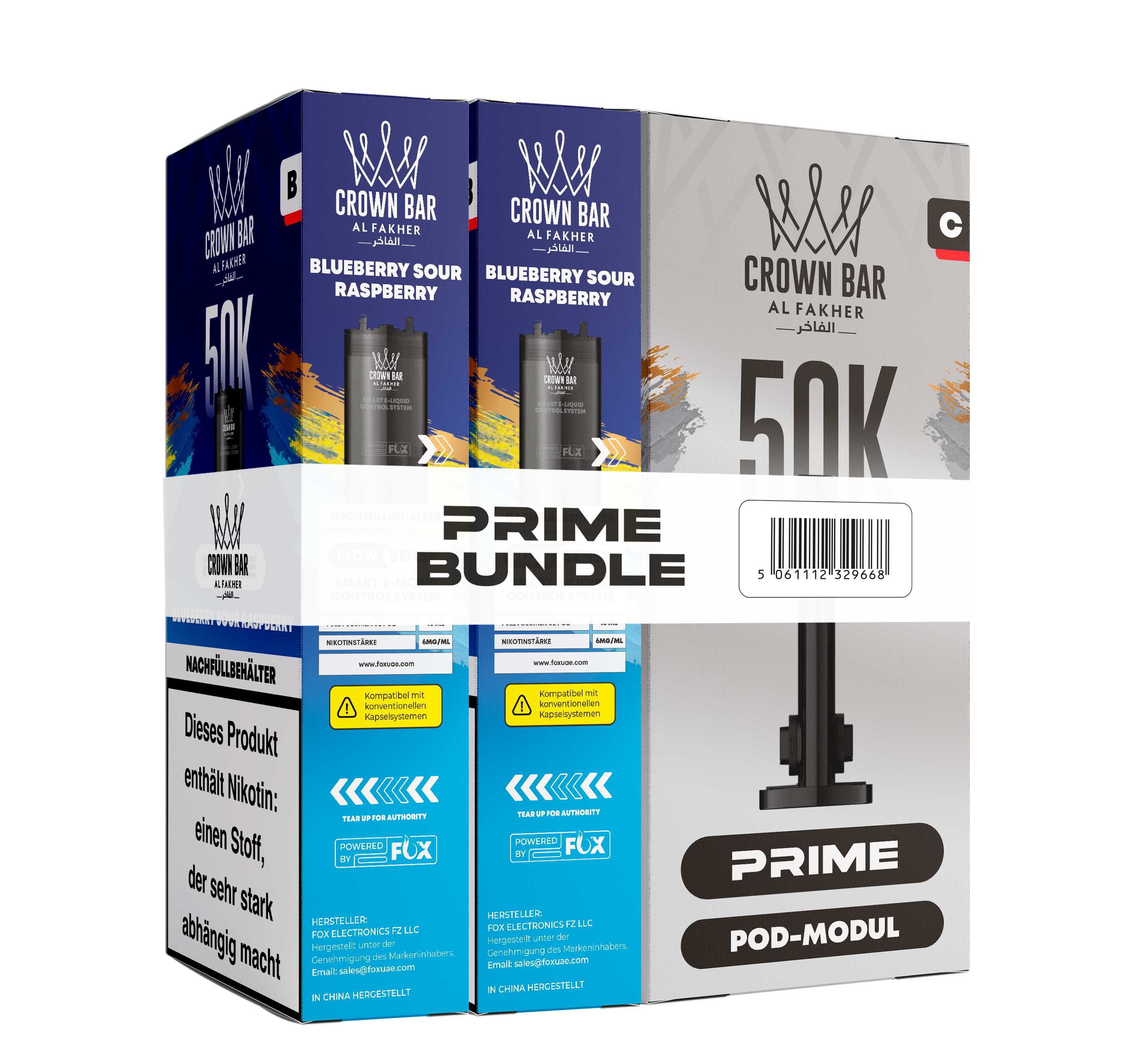 Al Fakher Hypermax 50K - Blueberry Sour Raspberry