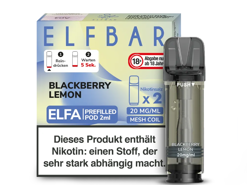 Elfa Pod - Blackberry Lemon