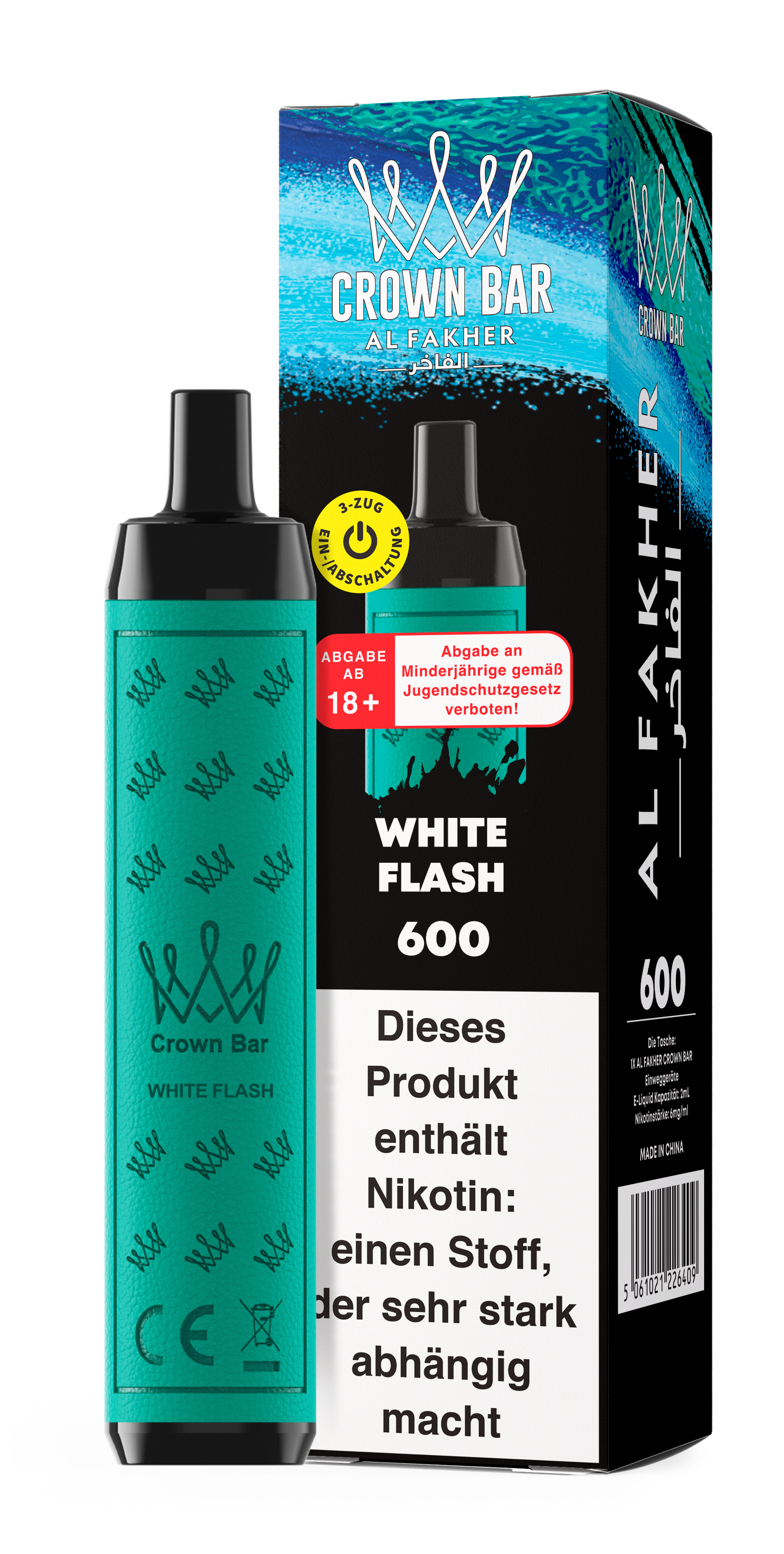 Al Fakher 600 - White Flash