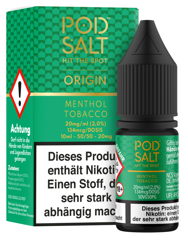Pod Salt Origin - Menthol Tobacco