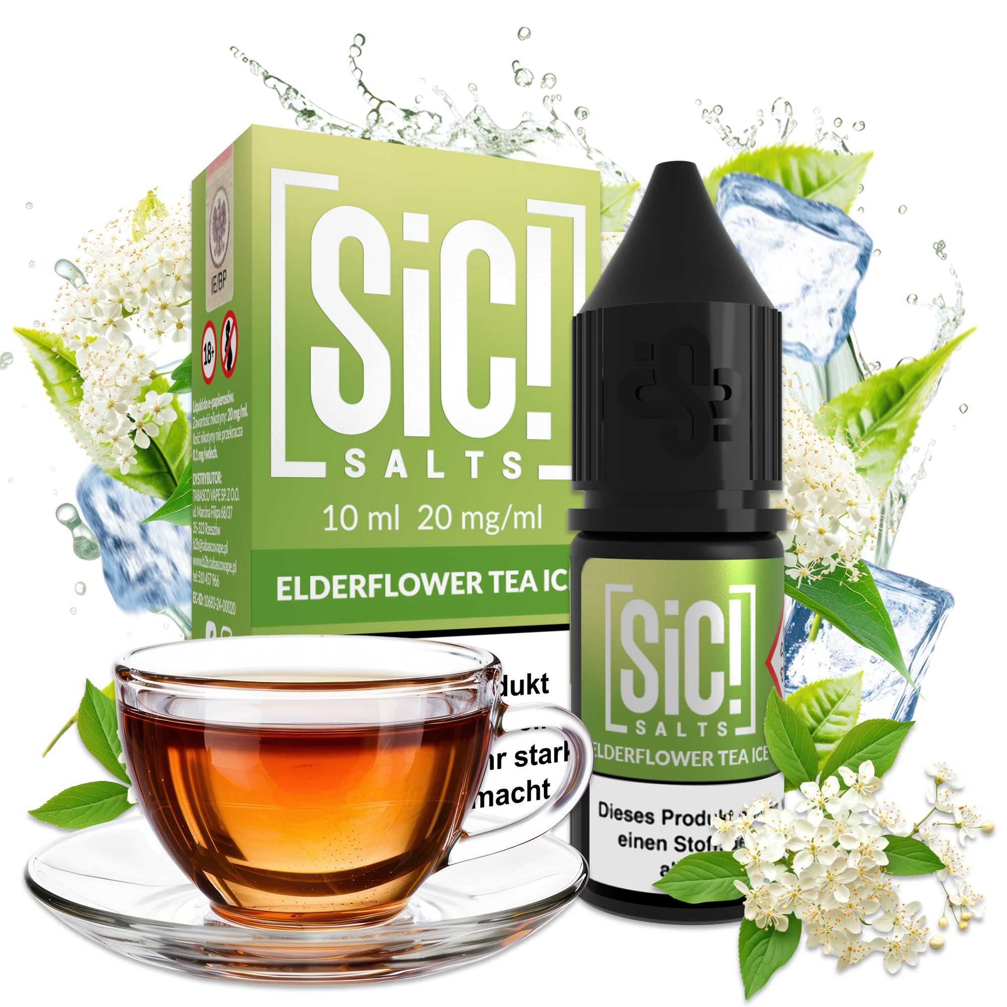 SIC! Salts Liquid - Elderflower Tea Ice