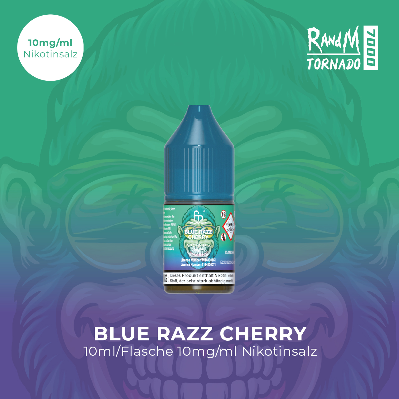 RandM Tornado - Blue Razz Cherry