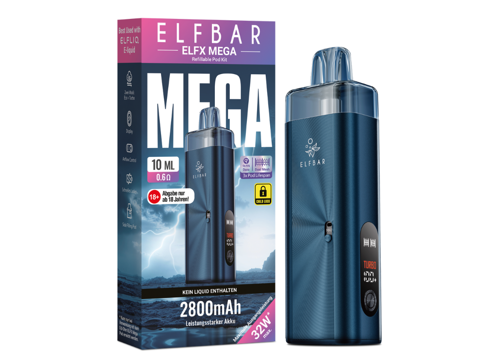 Elfbar Elfx Mega - Navy