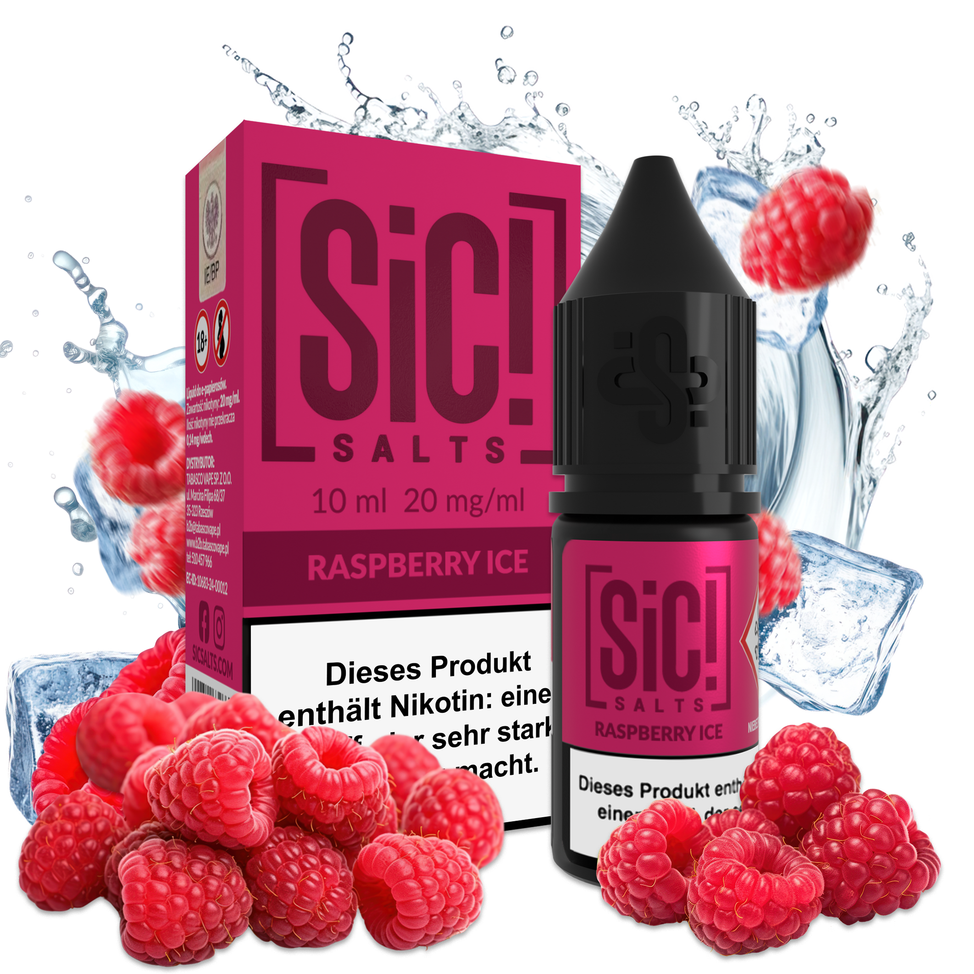 SIC! Salts Liquid - Raspberry Ice