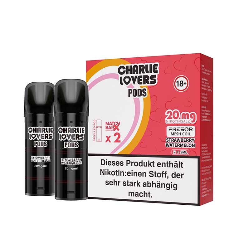 Charlie Lovers Pods - Strawberry Watermelon