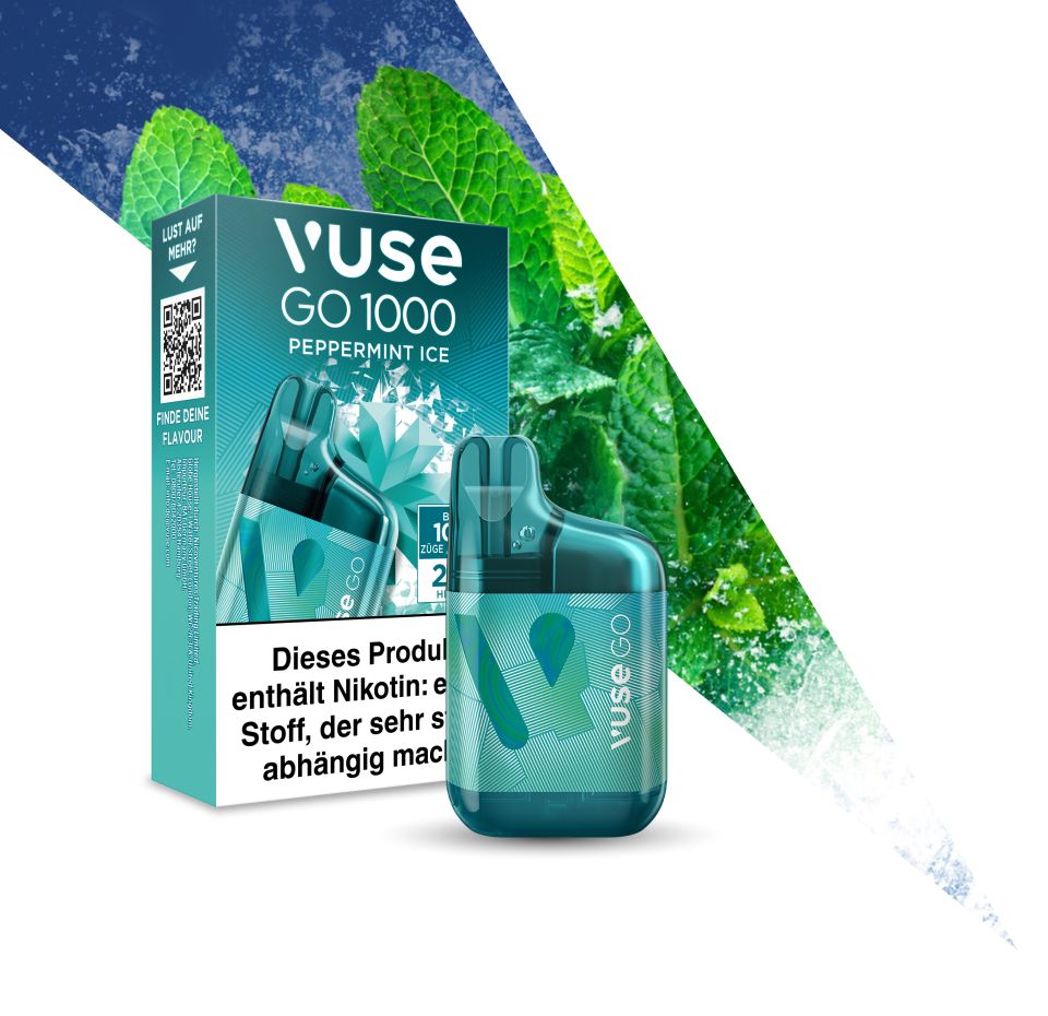 Vuse Go Box 1000 - Peppermint Ice