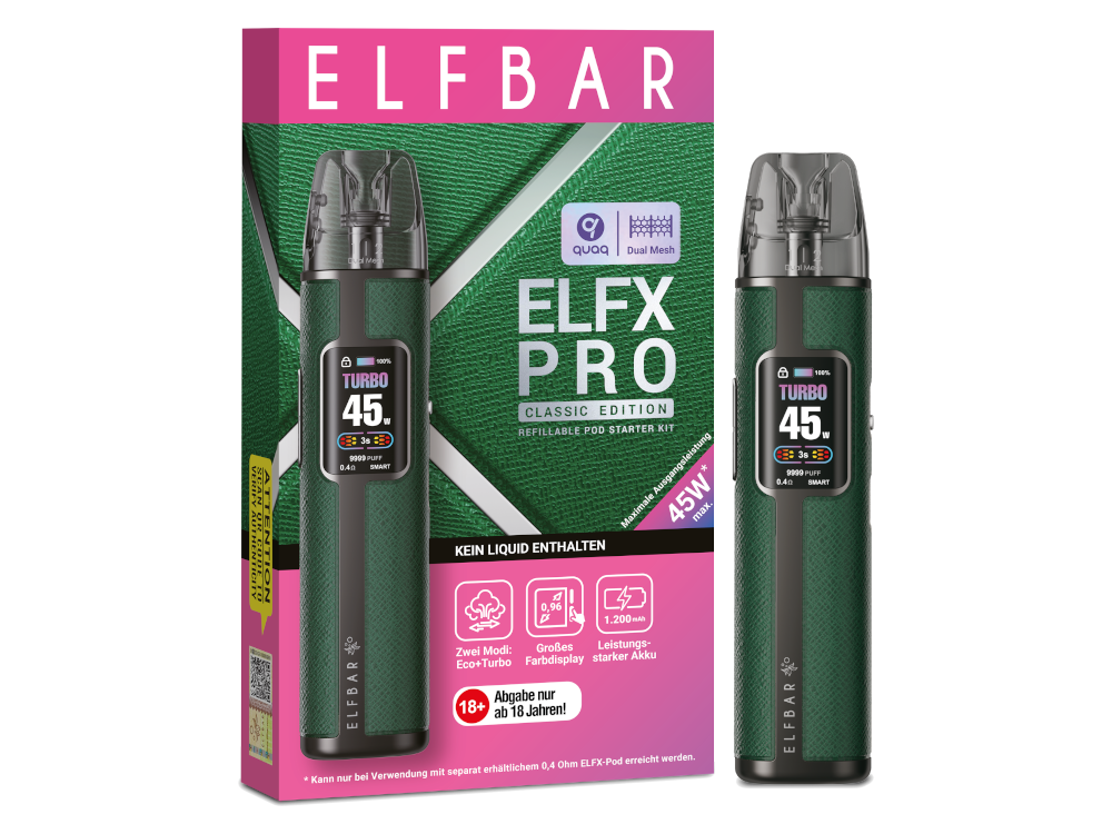 Elfbar Elfx Pro - Grün