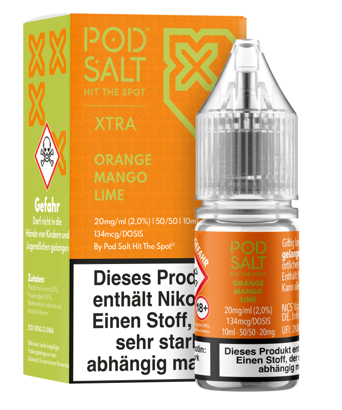 Pod Salt Xtra - Orange Mango Lime
