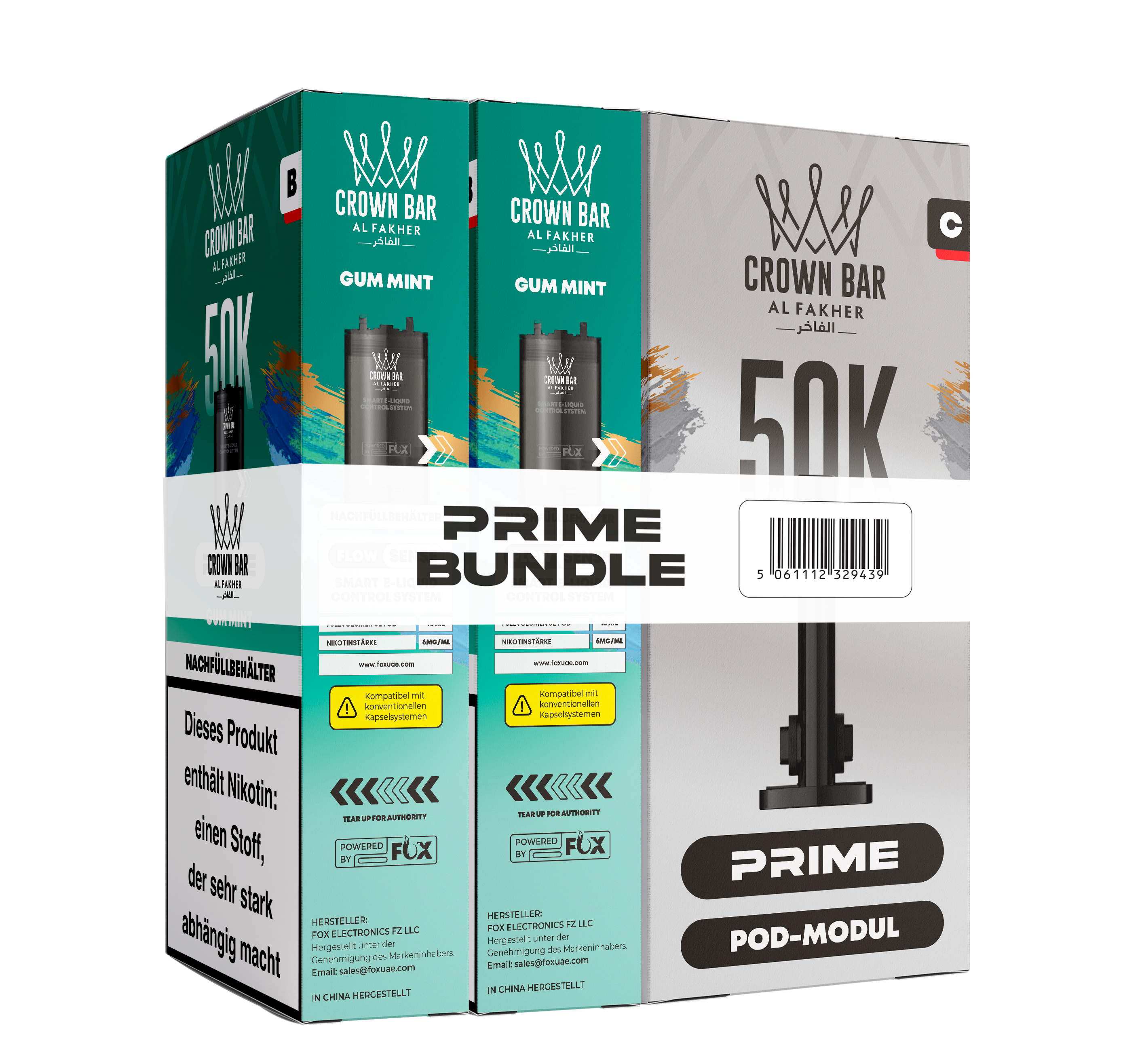 Al Fakher Hypermax 50K - Gum Mint