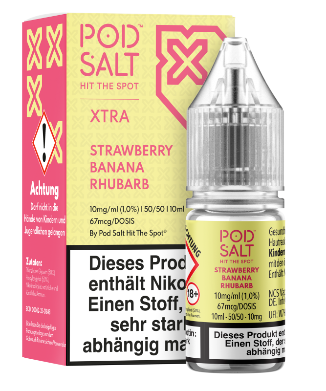 Pod Salt Xtra - Strawberry Banana Rhubarb