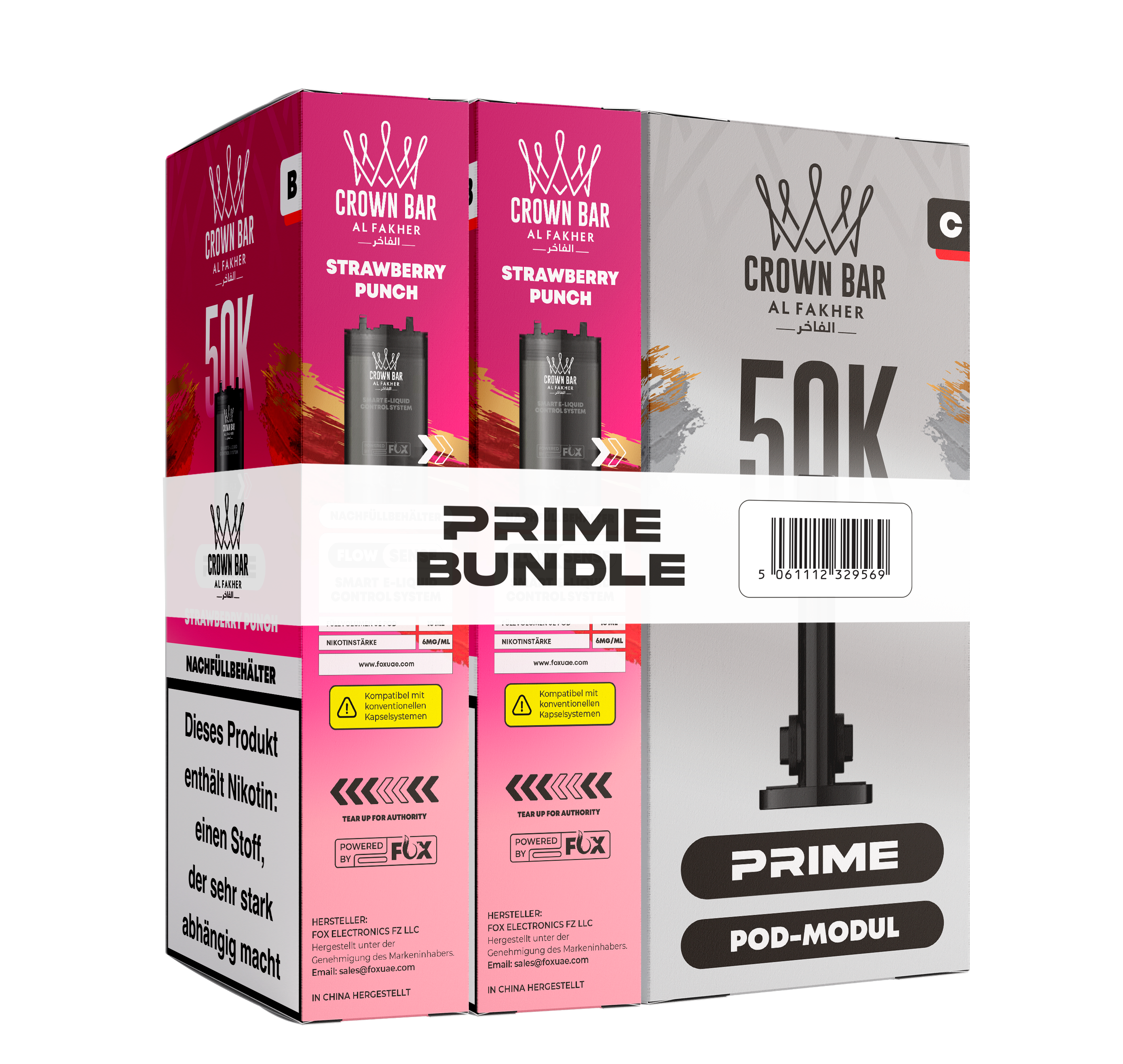 Al Fakher Hypermax 50K - Strawberry Punch