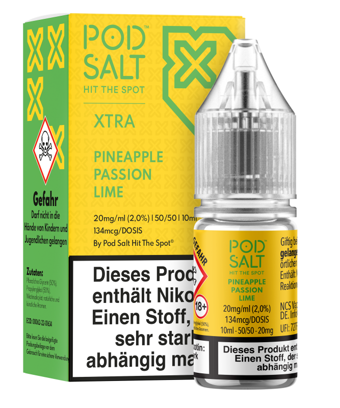 Pod Salt Xtra - Pineapple Passion Lime