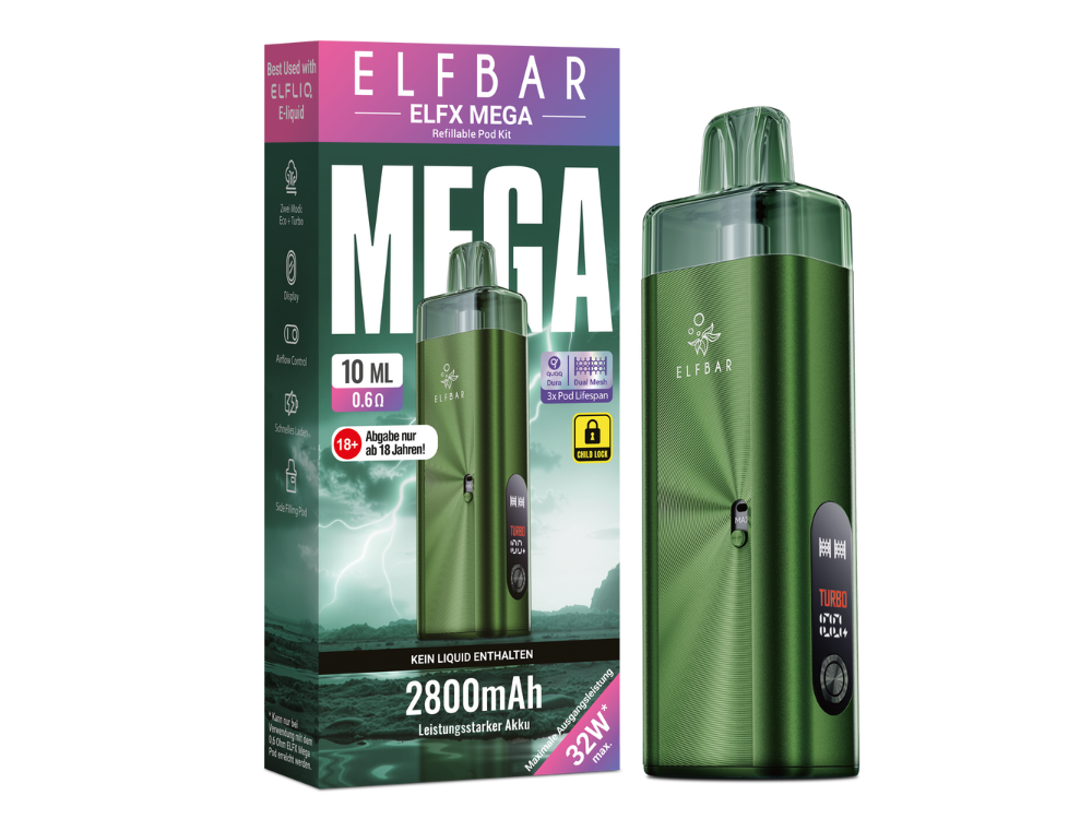 Elfbar Elfx Mega - Green