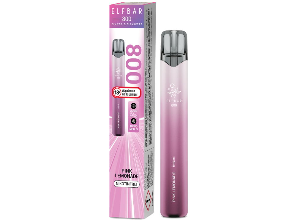 ElfBar 800 - Pink Lemonade (Nikotinfrei)