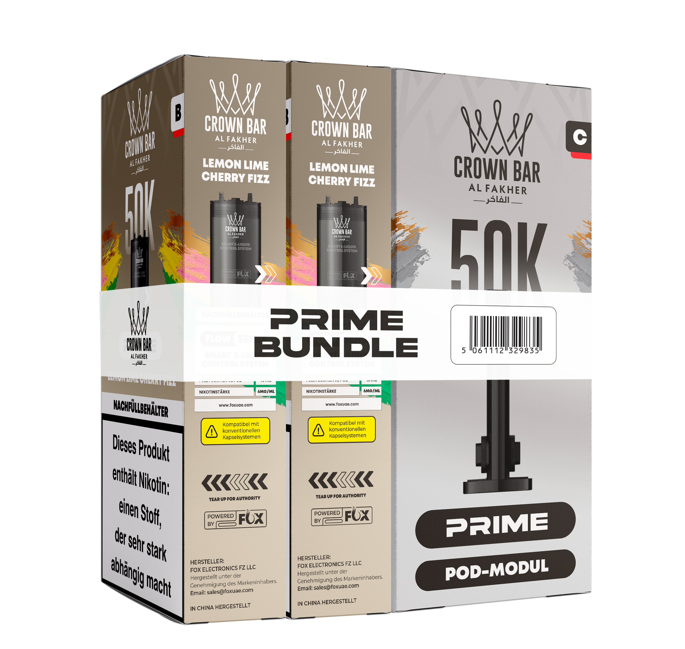 Al Fakher Hypermax 50K - Lemon Lime Cherry Fizz