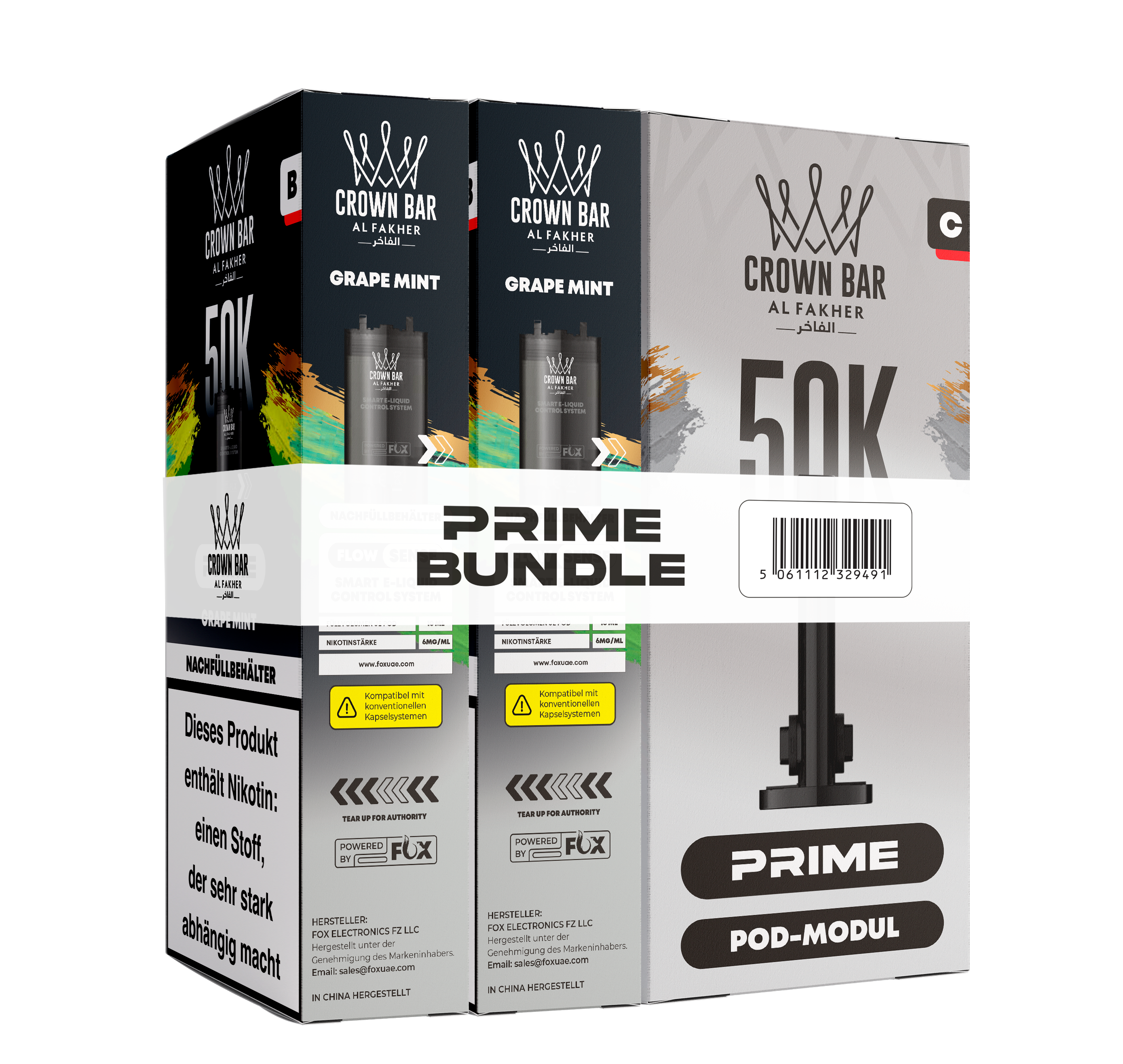 Al Fakher Hypermax 50K - Grape Mint