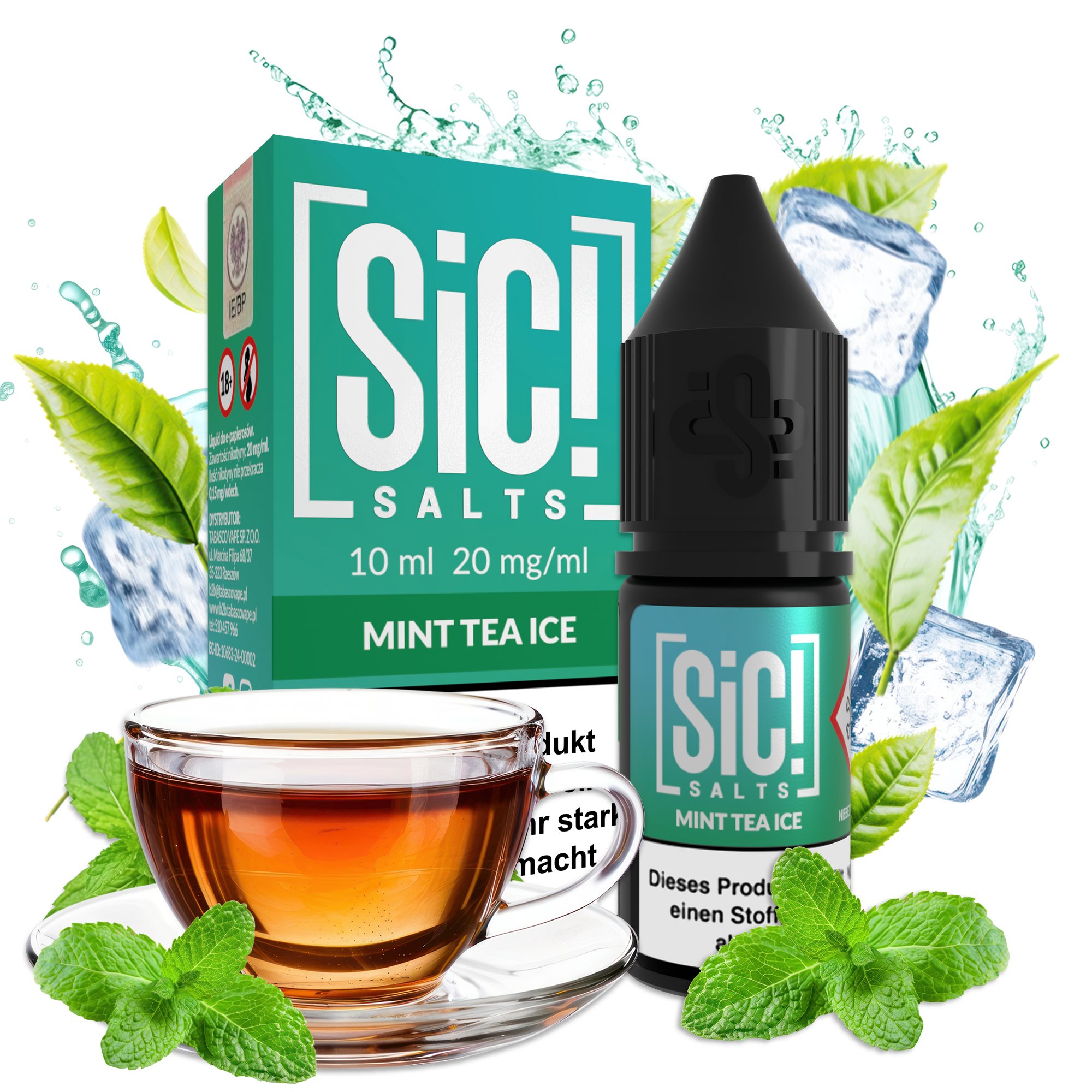 SIC! Salts Liquid - Mint Tea Ice