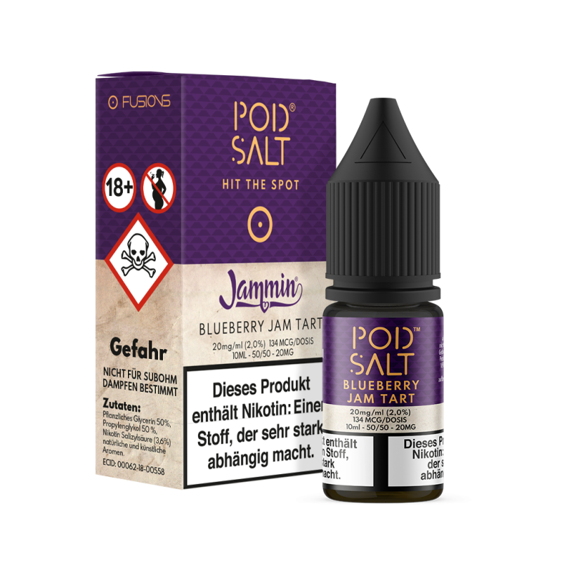 Pod Salt Fusion - Blueberry Jam Tart