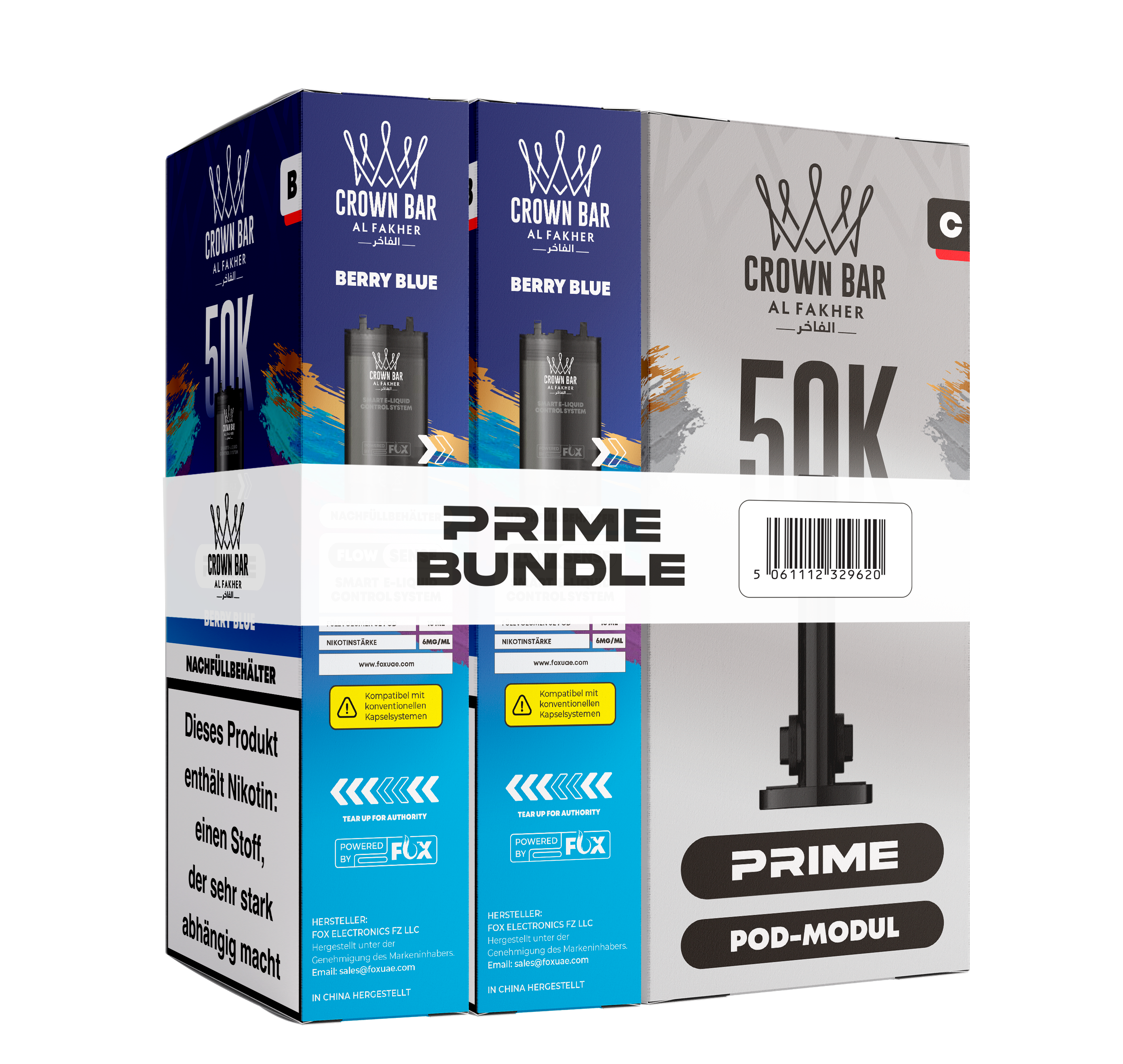 Al Fakher Hypermax 50K - Berry Blue