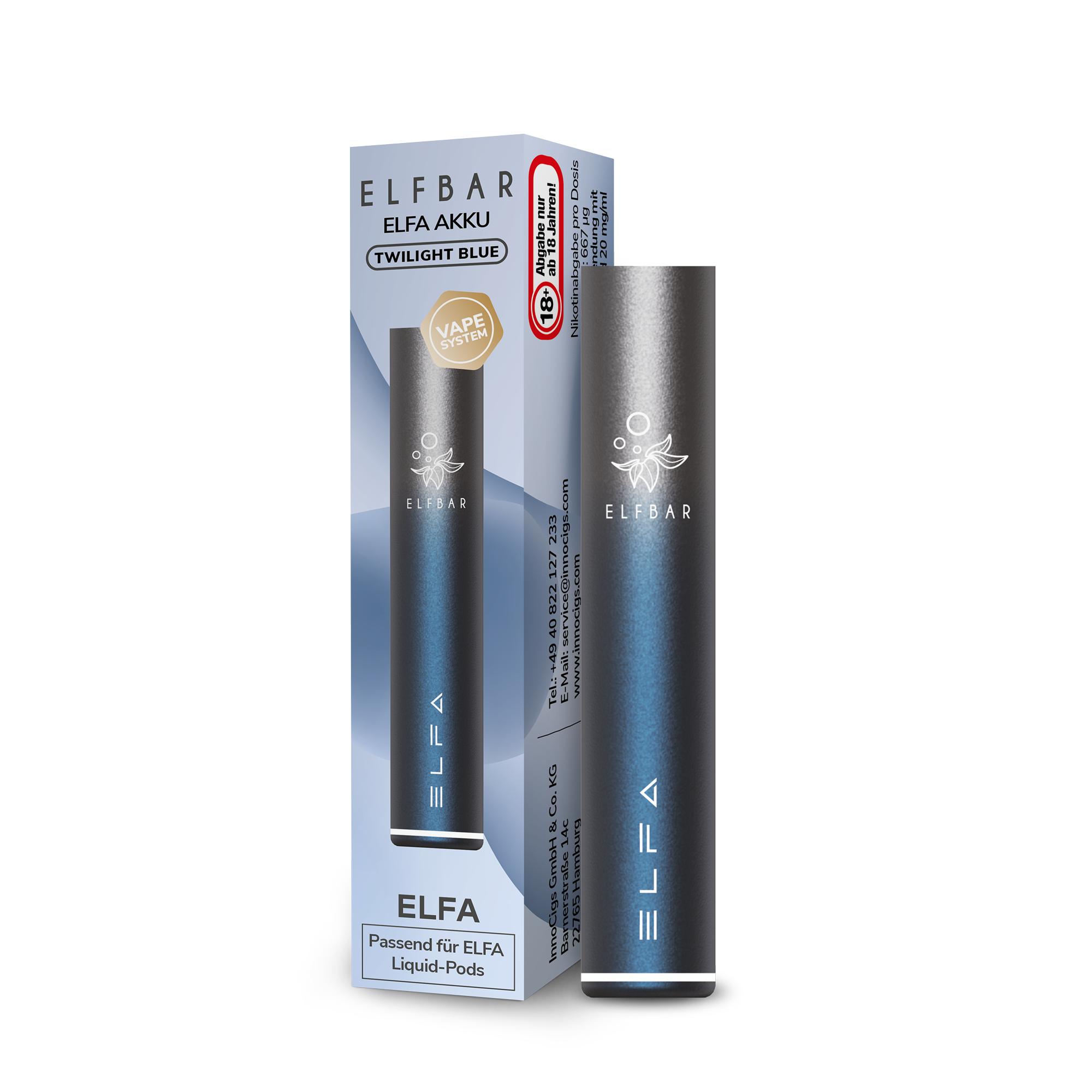 Elfa Akku - Blau Silber