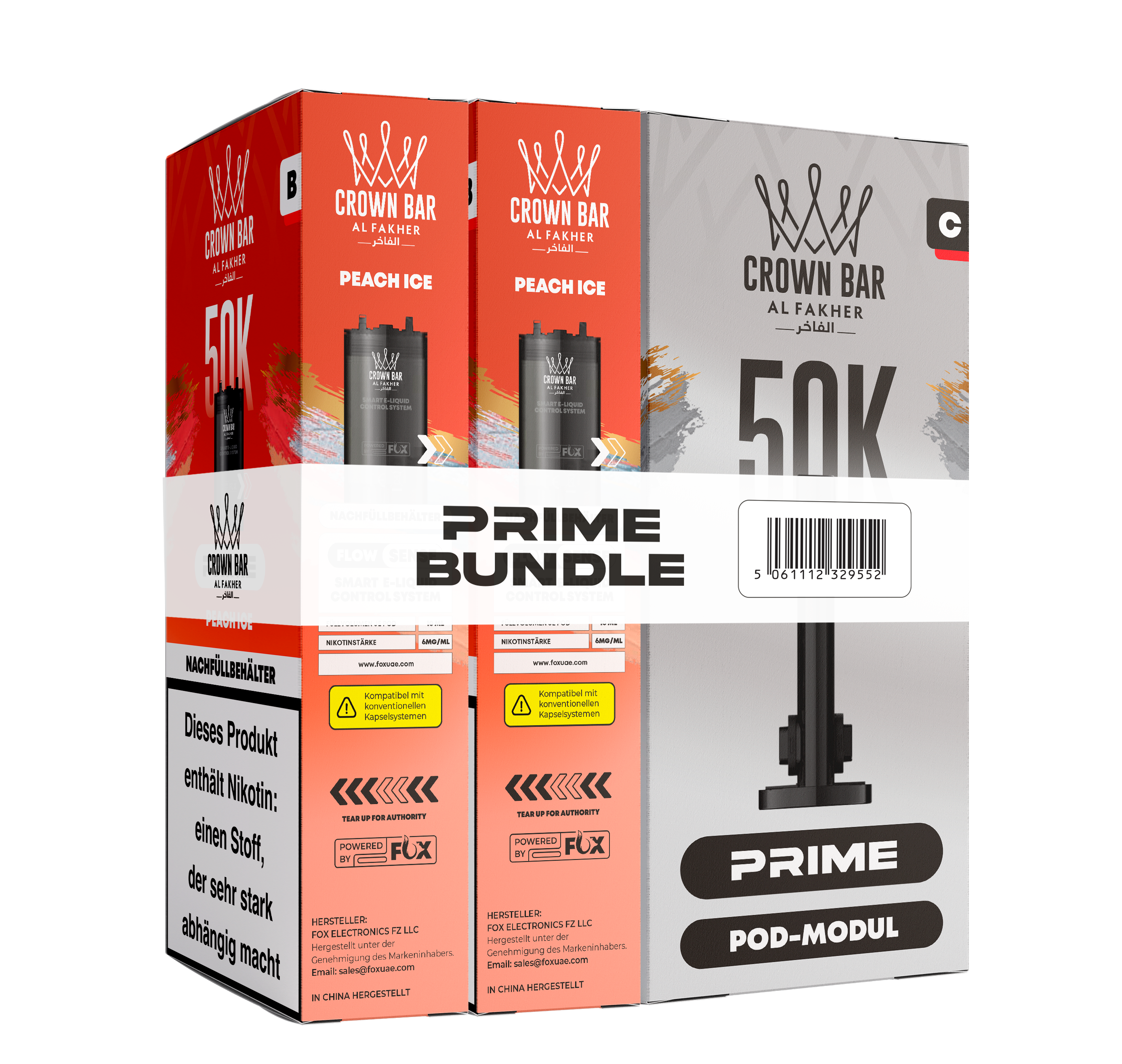 Al Fakher Hypermax 50K - Peach Ice
