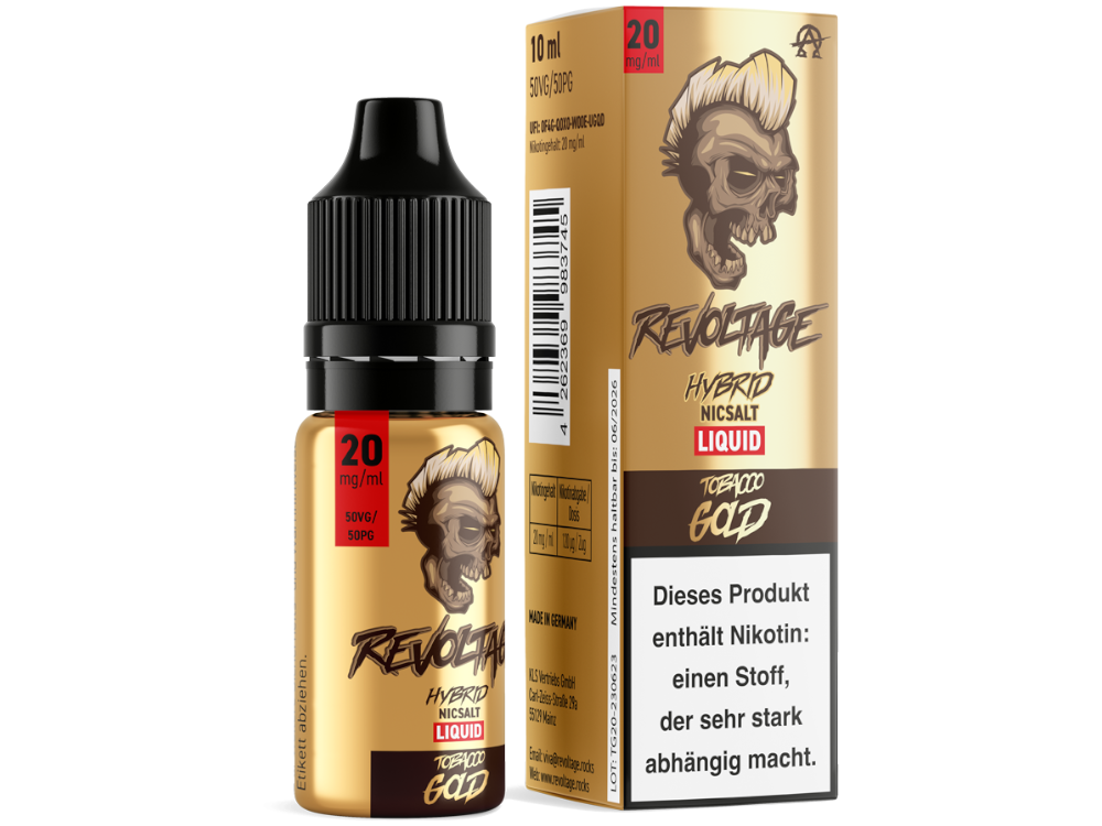 Revoltage Liquid - Tobacco Gold 